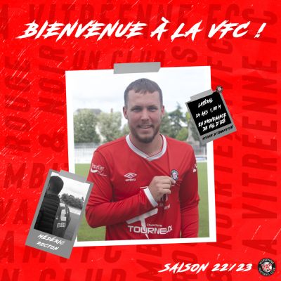 Médéric Rocton signe à la VFC